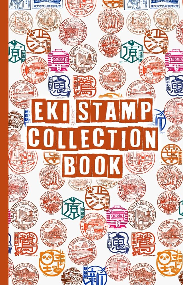 Japanese Eki Stamp Collection Book: Collect stamps from